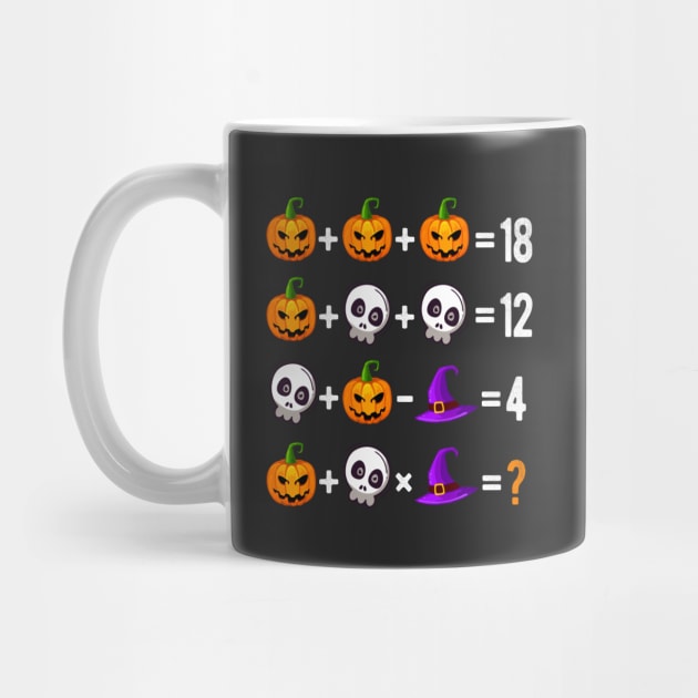 Halloween Order of Operations Quiz Math Teacher Gift by AraichTees